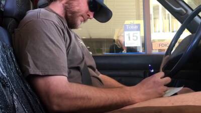 Horny Guy Bustin A Nut at the Bank ( Hands free Public Cum ) on freefilmz.com