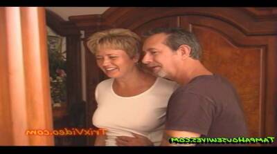 Mom and StepDad Fuck the Babysitter Together on freefilmz.com