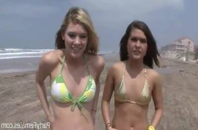 View these stunning girls showing their tits and pussy during spring break party. on freefilmz.com