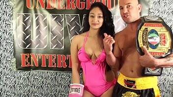 UIWP ENTERTAINMENT KING OF INTERGENDER SPORTS Big Breast Babe in her first Video ! on freefilmz.com