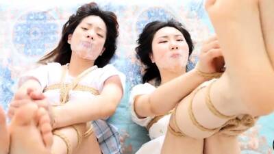 Two asian foot fetish school girl tease a cock - Japan on freefilmz.com