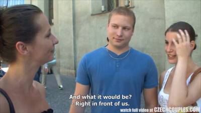 Young Couple Takes Money for Public Foursome - Czech Republic on freefilmz.com