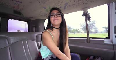 Doggy style fucking with brunette Lexie Banderas in the car on freefilmz.com