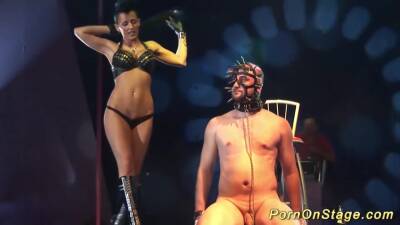 Extreme Fetish Show On Stage on freefilmz.com