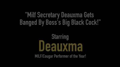Mom i like to hot sex with fuck secretary deauxma gets banged by boss's big black nice penis! on freefilmz.com