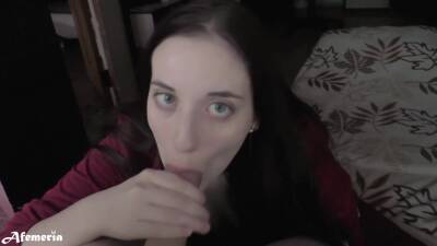 Horny Brunette Loves Suck My Dick And Swallow Cum After Doggystyle Fuck on freefilmz.com