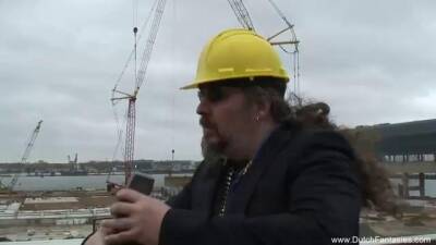 Dutch slut had sex with some horny construction workers and would like to have it again - Netherlands on freefilmz.com