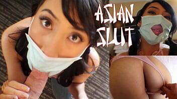 Covid Can't Keep Her Asian Holes From Getting Stuffed on freefilmz.com