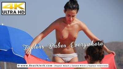 Topless Babes Everywhere - BeachJerk on freefilmz.com