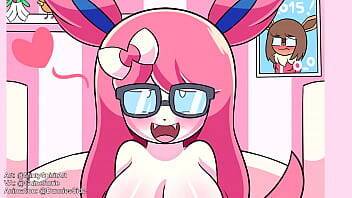 Nerdy Javi - Anthro Sylveon on freefilmz.com