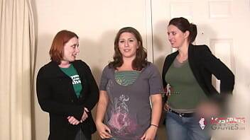 3 Busty Girls Play Strip Rock-Paper-Scissors on freefilmz.com