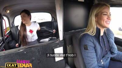 Female Fake Taxi Backseat lesbian orgasm lessons on freefilmz.com