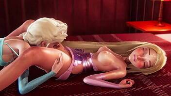 Futa - Tangled Rapunzel gets creampied by Frozen Elsa - 3D Porn on freefilmz.com