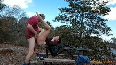 Amateur Wife Fucked And Creampied On Public Picnic Table - Usa on freefilmz.com