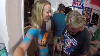 Nude Patreon - 6 November 2018 - Key West Fantasy Fest 2018 Body Pain on freefilmz.com