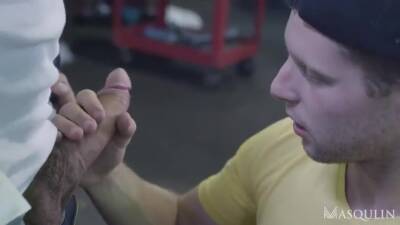 Car Mechanic Fucks Boy at Workshop on freefilmz.com