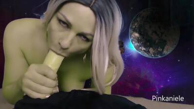 Pinkdaniele - Black Hole-hot Blonde Milf Dildo Sucking on freefilmz.com