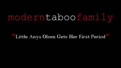 Little anya olsen gets her first period (modern taboo family) on freefilmz.com