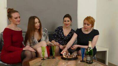 Group oral sex between lesbians of various ages on freefilmz.com