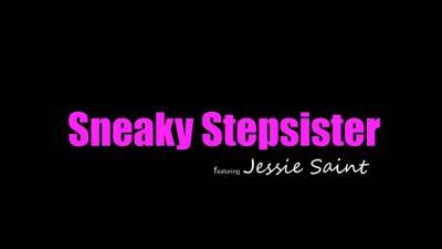 Sneaky stepsister Jessie Saint in hot teen sex scene on freefilmz.com