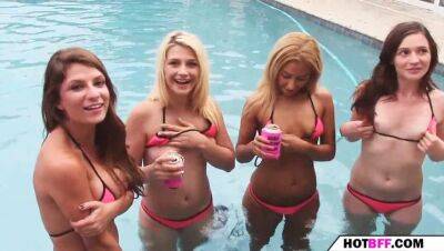 A day of summer with a horny college babes on freefilmz.com