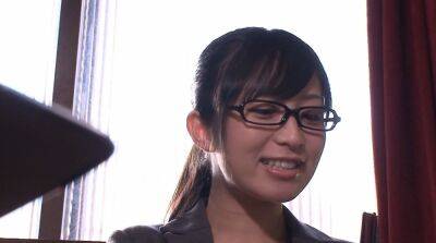 Beautiful horny Japanese secretary fucks her boss and client - Japan on freefilmz.com