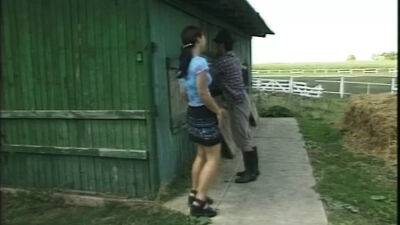 Young girl fucked wildly on the family ranch - Germany on freefilmz.com