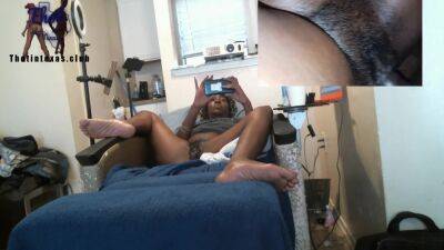 Thot In Texas - Ms Ebony Plump Wide Open Legs on freefilmz.com