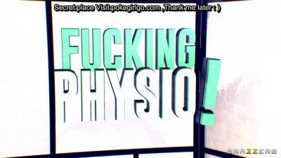 Fuck the physio while boyfriend for a physiotherapy session on freefilmz.com