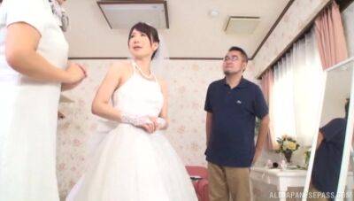 Asian bride filmed on her wedding day fucking the bestman - Japan on freefilmz.com