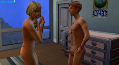 The Stepmother and her Nineteen Year old Stepson Played with each other for a while (Sims 4 Version) on freefilmz.com