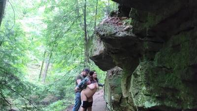 Hotwife Takes Cock Unprotected In The Woods on freefilmz.com