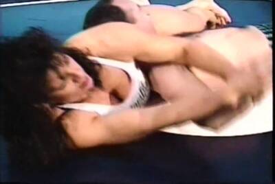 Thea Bennington wrestling attack on freefilmz.com