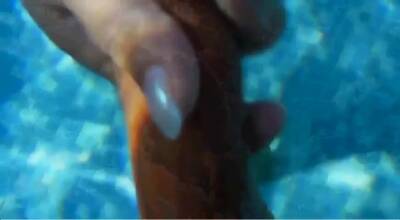 2 Huehner im Pool auf Mallorca on freefilmz.com