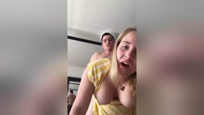 Blonde With Huge Tits Fucked From Behind on freefilmz.com
