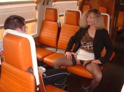 Virgin boy and amateur milf in train - France on freefilmz.com