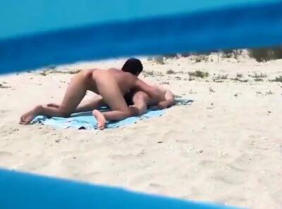 Nude Couple Spying Mature Couple Fucking Nudist Beach on freefilmz.com