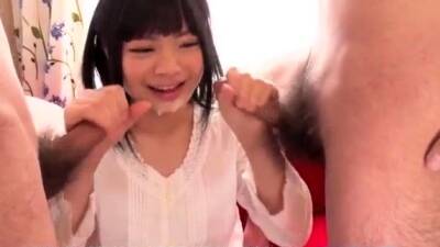 Moka Minaduki gets cum on face after a good blowjob - Japan on freefilmz.com