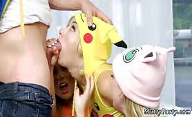 Massive orgy first time Poke Man Go! on freefilmz.com