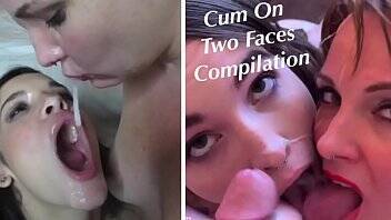 Cum on Two Girls: Facial Compilation with Cum Play & Cum Swallow -Featuring Eden Sin, Brooke Johnson, SexySpunkyGirl & Mister Spunks on freefilmz.com