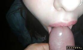 Girl swallows a lot of cum I cum in her mouth on freefilmz.com