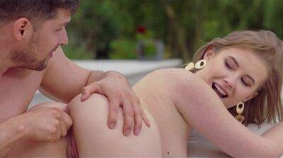 Amateur Eyla Gets Her Ass Fucked By Kristof Cale Poolside - Anal - Germany on freefilmz.com