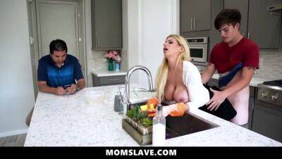 MomSlave.com- Stepson Can Fuck His Hot Stepmom Whenever He Wants - Brooklyn Chase on freefilmz.com