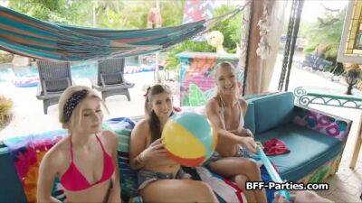 Swimsuit besties deserve dick after swimming pool party on freefilmz.com