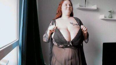 Fat Freak Mom Shows Enormous Tits on freefilmz.com