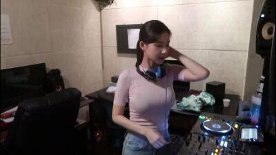 On the first day of learning Pilates, someone to play with in the DJ practice room! - China on freefilmz.com