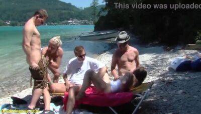 Real public german beach fuck orgy - Germany on freefilmz.com