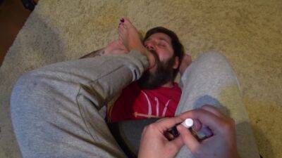 Human Foot Mat. She Uses Me As A Mat For Her Cold Feet - Russia on freefilmz.com