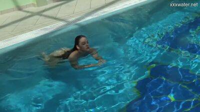 Enjoys Her Sweet Hot Body In The Pool Her Name Puzan Bruhova on freefilmz.com