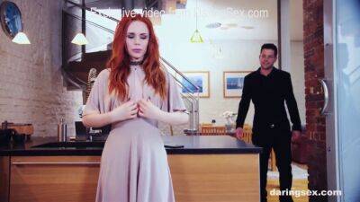 Ella Hughes pleasing Alberto's cock on freefilmz.com